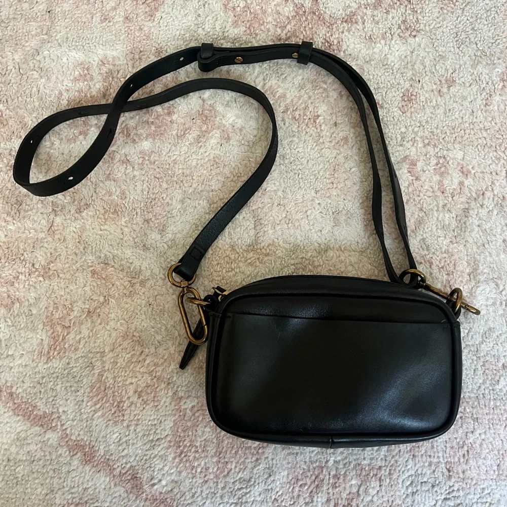 Madewell Black Leather Crossbody Bag - Picture 3 of 5